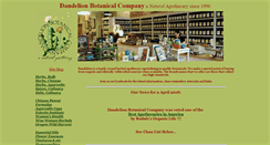 Desktop Screenshot of dandelionbotanical.com